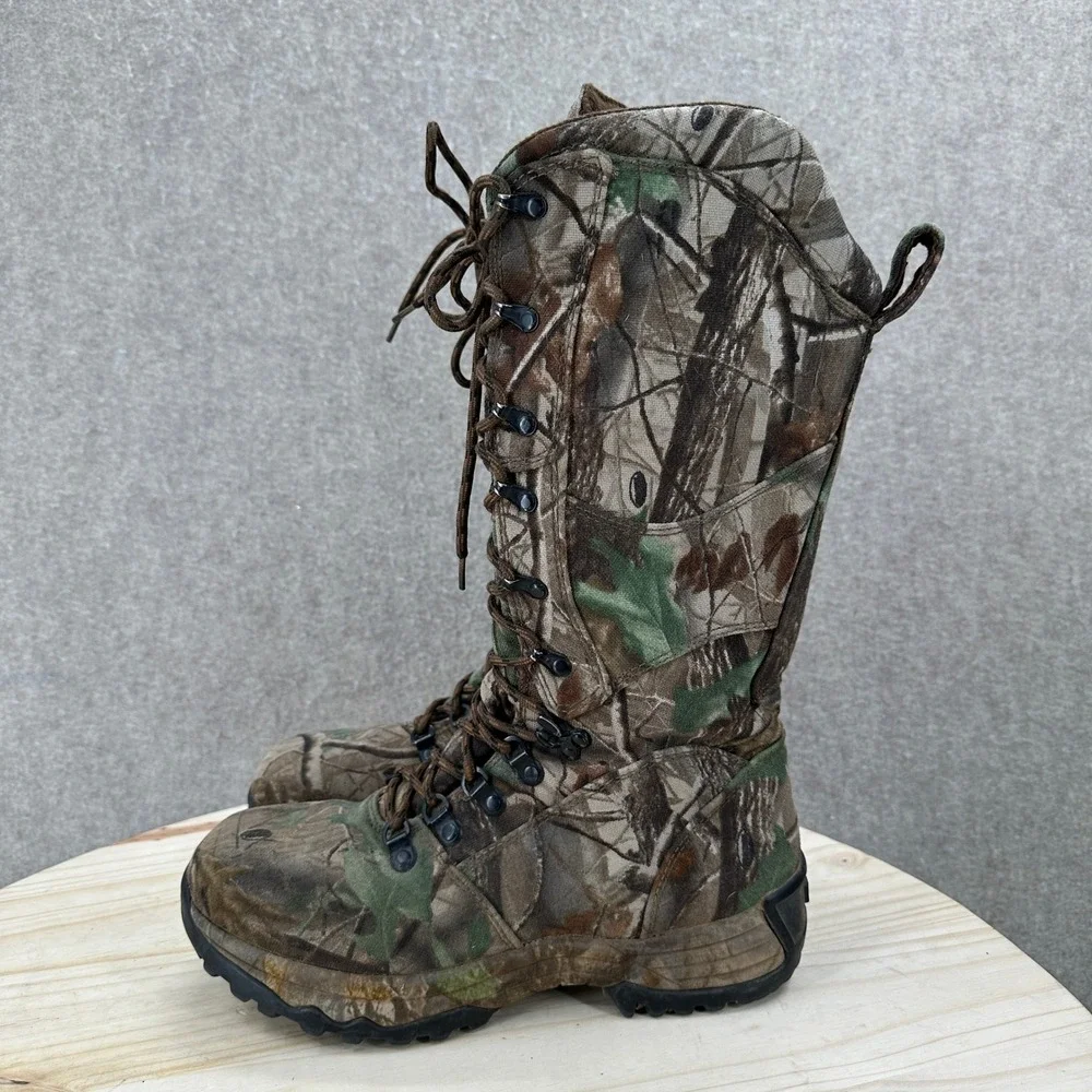 RedHead Rattlestrike Snake Boots Mens 9M Camo Waterproof Hunting Hiking 166311